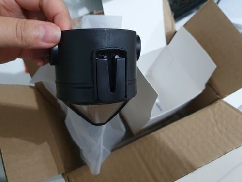 Customer photo review of Coffee Filter Portable 304 Stainless Steel Drip Coffee Tea Holder Funnel Baskets Reusable Stand Coffee Dripper With Filter Cup