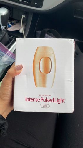 Customer photo review of IPL Laser Hair Removal Device Handset At Home - Upgraded 600000 Flashes
