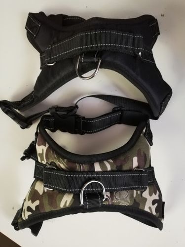 Customer photo review of Nylon Heavy Duty Dog Pet Harness Collar Adjustable Padded Extra Big Large Medium Small Dog Harnesses vest Husky Dogs Supplies