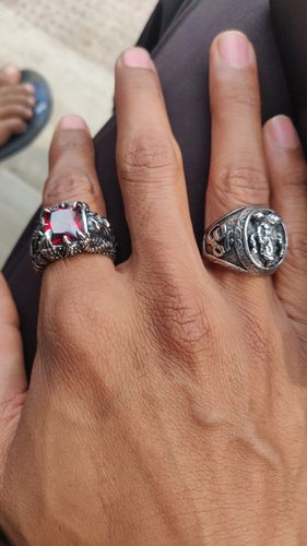 Customer photo review of GANESHA SIGNET RING