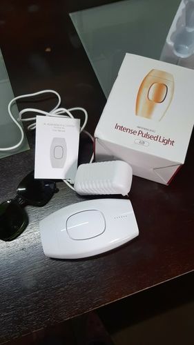 Customer photo review of IPL Laser Hair Removal Device Handset At Home - Upgraded 600000 Flashes