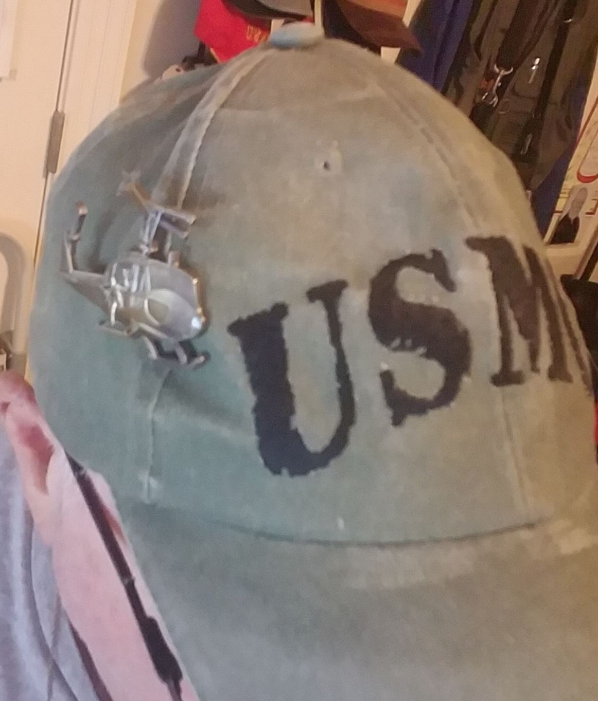 Customer photo review of Huey Helicopter Pin