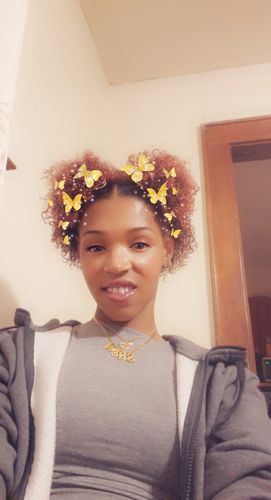 Customer photo review of Curly Hair Wash and Go System with Organic Hemp Seed Oil for Hair Growth with Watermelon Fragrance (Step 1 - 4)