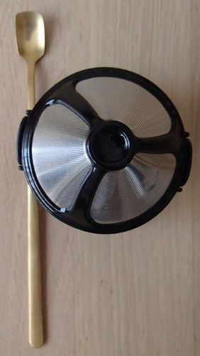 Customer photo review of Coffee Filter Portable 304 Stainless Steel Drip Coffee Tea Holder Funnel Baskets Reusable Stand Coffee Dripper With Filter Cup