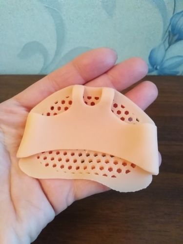 Customer photo review of Insoles Forefoot Pads for Women High Heel Shoes Foot Blister Care Toes Insert Pad Silicone Gel Insole Pain Relief Dropshipping