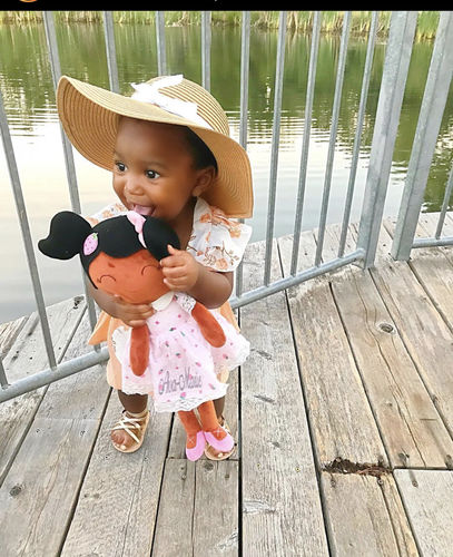 Customer photo review of Personalized Leyadoll (Strawberry) with Gift Bag - 2 Skin Tones