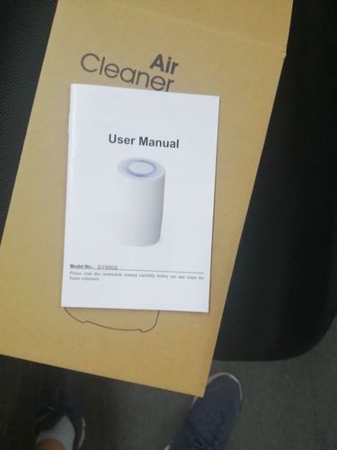 Customer photo review of Portable Air Purifier for Home