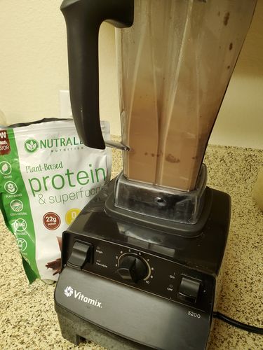 Customer photo review of NutraLeaf® Vegan Protein + Superfoods
