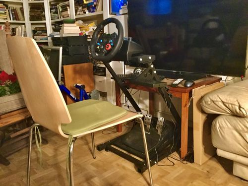 Customer photo review of CLASSIC Steering Wheel Stand