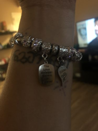 Customer photo review of Sisters Infinite Love Bracelets