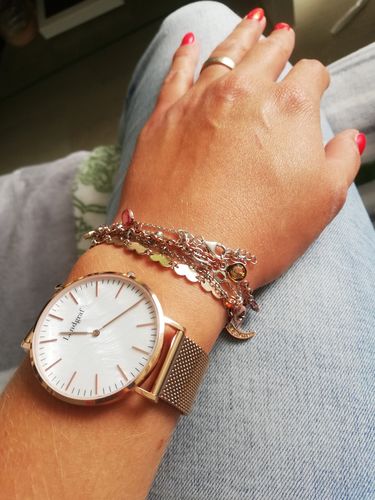 Customer photo review of Sea Shell Edition Rosé Gold