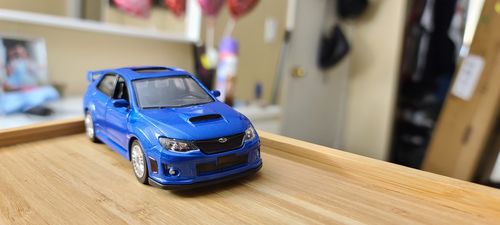 Customer photo review of SUBARU Wrx STI Diecast UNI 1:36 Pull Back Car Metal Car