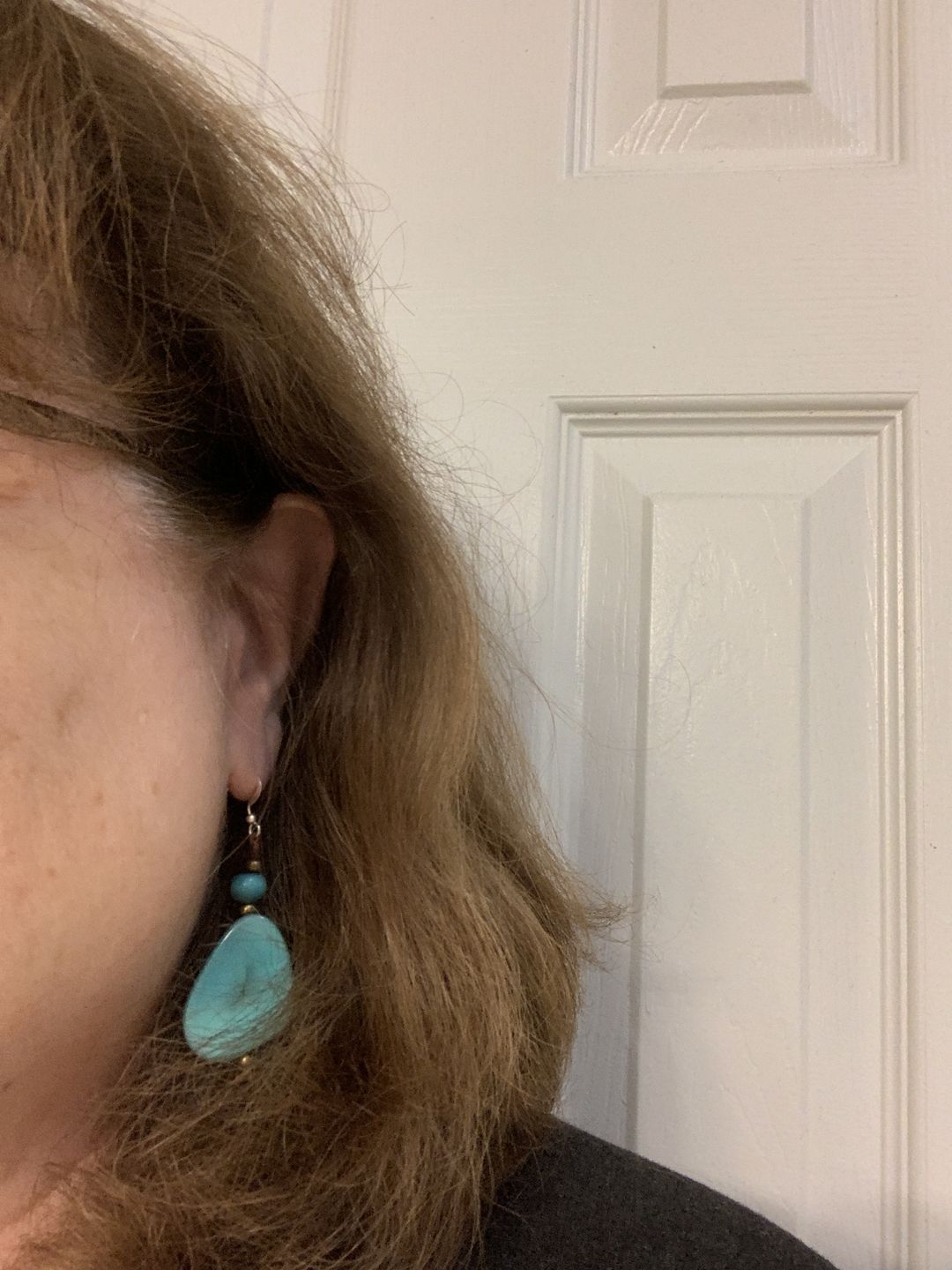 Customer photo review of Alma Earrings