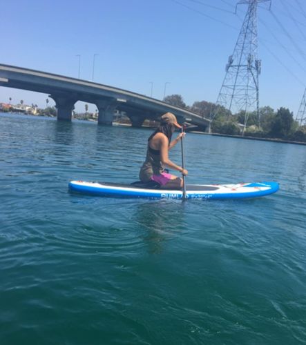 Customer photo review of Rumlad Inflatable Stand Up Paddle Board 4 Inches Thick