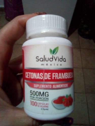 Customer photo review of Cetonas de Frambuesa 500mg