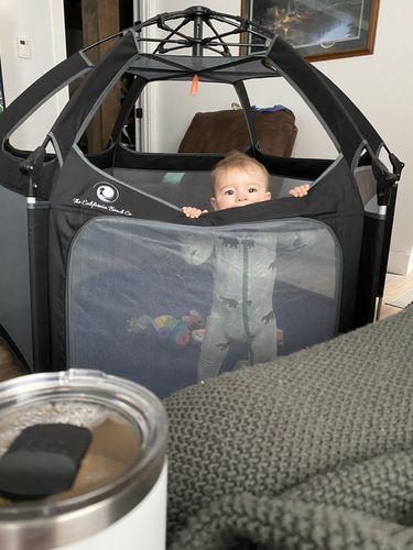 Customer photo review of Pop N' Go® Playpen