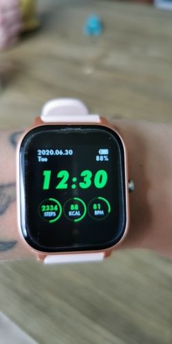 Customer photo review of Full Screen Multi-Sports Fitness Watch
