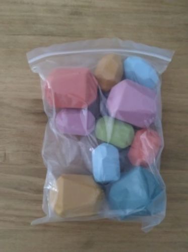 Customer photo review of Woodenga™ - Jenga coloré nordique en bois