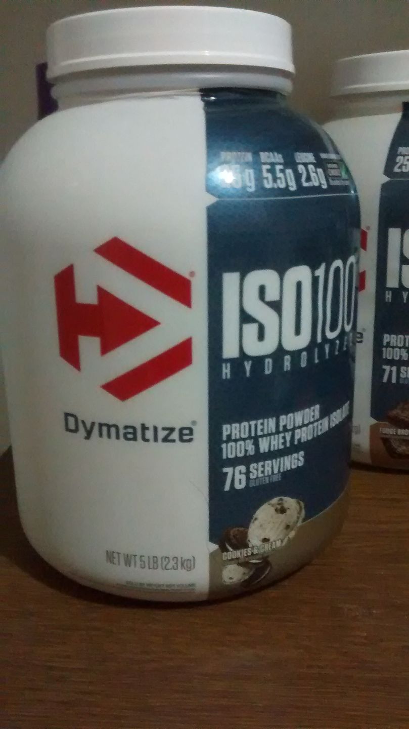 Customer photo review of Dymatize ISO100 Hydrolyzed Proteina Hidrolizada 5 Lb