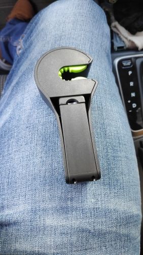 Customer photo review of Car Headrest Hook with Phone Holder Seat Back Hanger for Bag Handbag Purse Grocery Cloth Portable Multifunction Clips Organizer