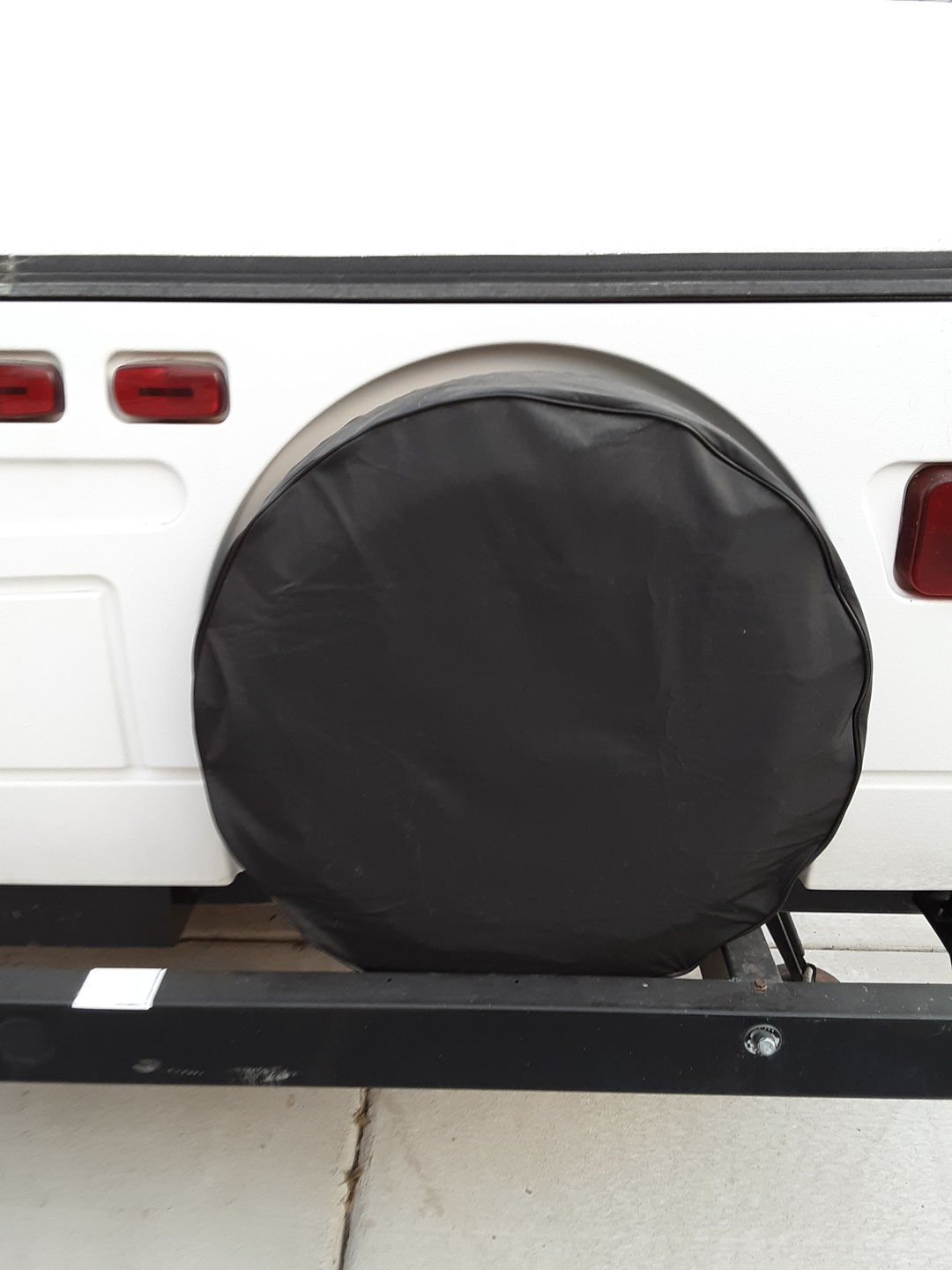 Customer photo review of Spare Tire Cover 13 Inch