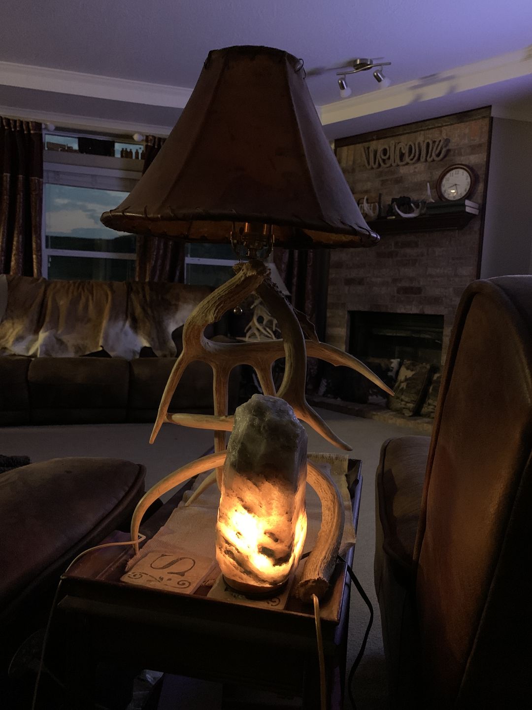 Customer photo review of Rare Gray Himalayan Salt Lamp