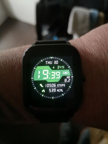 Customer photo review of Full Screen Multi-Sports Fitness Watch