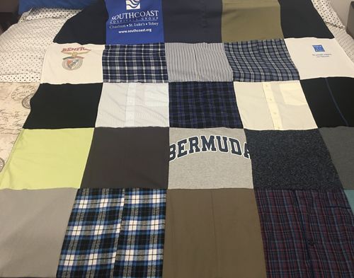 Customer photo review of Classic T-Shirt Blanket