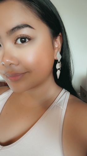 Customer photo review of Renata Capiz Earrings