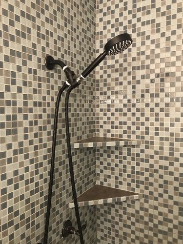 Customer photo review of 1-Spray Handheld Shower Head Set