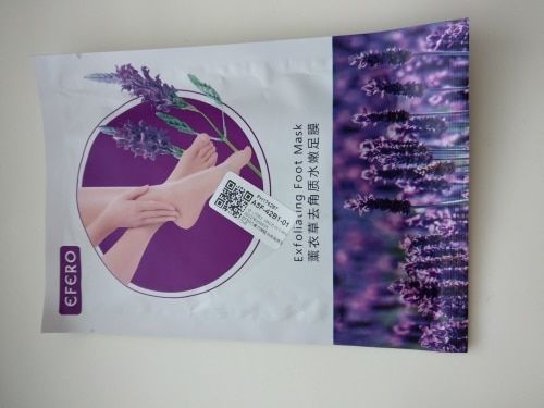 Customer photo review of SilkyFoot Exfoliating