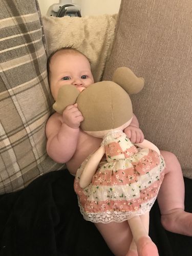 Customer photo review of Personalized Leyadoll (Pink) with Gift Bag