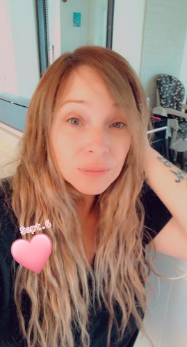 Customer photo review of Tape in Hair Extensions 100% Remy Human Hair Balayage Ombre 40 Pieces 100 Grams (4/18)