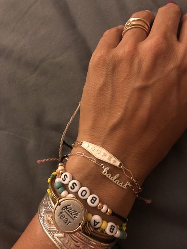 Customer photo review of Dope Enamel Bracelet