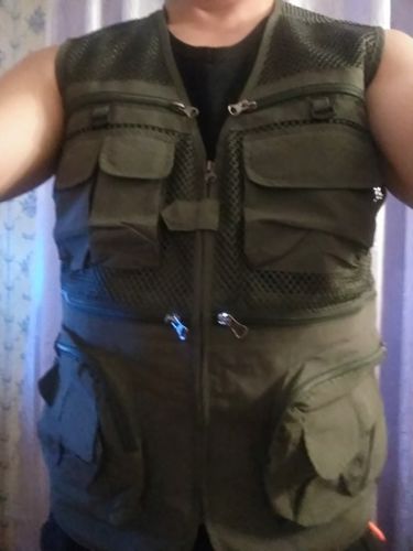Customer photo review of Unloading Mens Tactical Vest