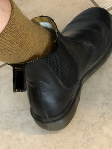 Customer photo review of Women's Lambswool Casual Crew Socks - Made in Portugal