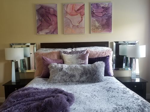 Customer photo review of Pastel Gold Canvas Prints