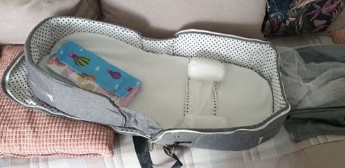 Customer photo review of Portable Baby Bed - Backpack