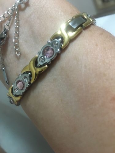 Customer photo review of Bracelet Magnétique Femme - 2 coloris disponibles