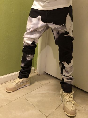 Customer photo review of OFF-WHITE x Air Jordan 4 SP
