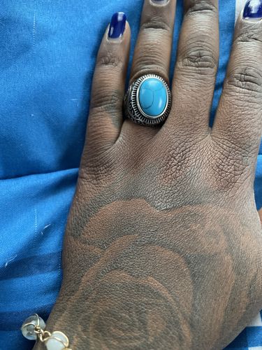 Customer photo review of NAVAJO STONE RING