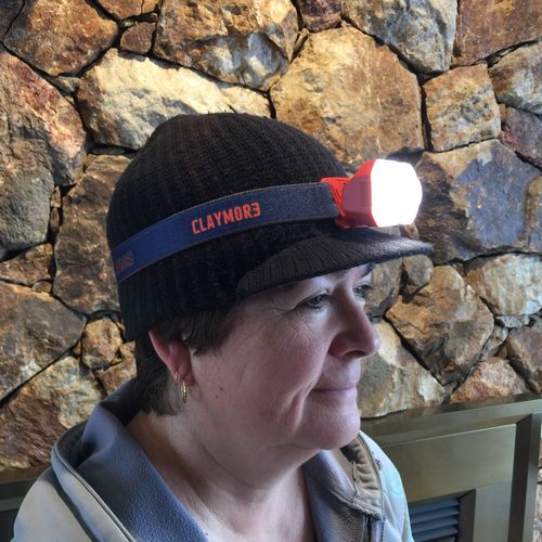 Customer photo review of [HEADY+] Rechargeable Headlamp