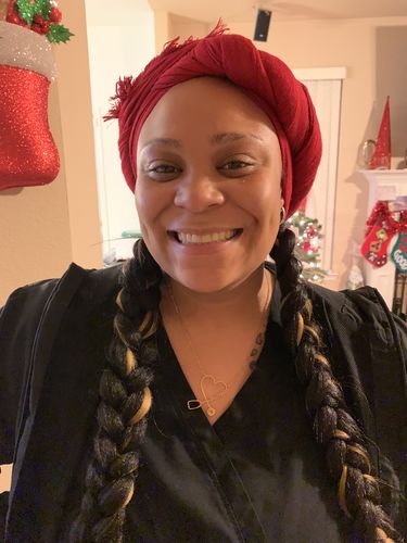 Customer photo review of Personalized Stethoscope Necklace