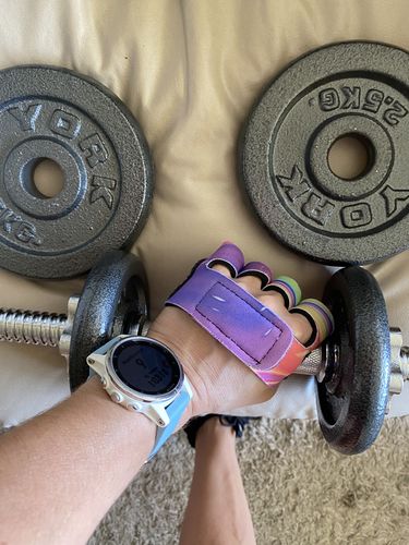 Customer photo review of Guantes Pesas GRAB Mujer