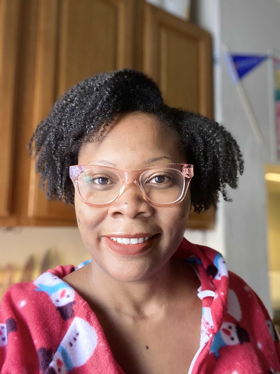 Customer photo review of Defining Flaxseed Gel for Curly Hair with Organic Jojoba Oil for Moisture and Lavender Fragrance
