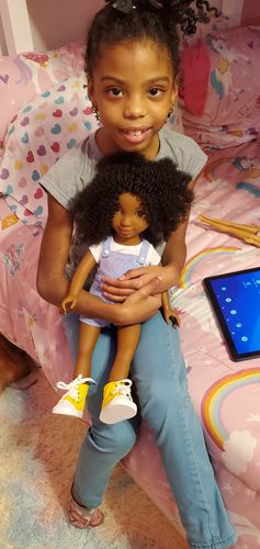 Customer photo review of Healthy Roots Doll: Zoe