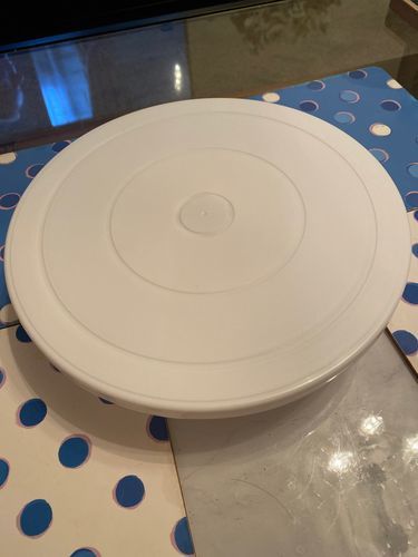 Customer photo review of Plateau tournant pour Deco Gâteau