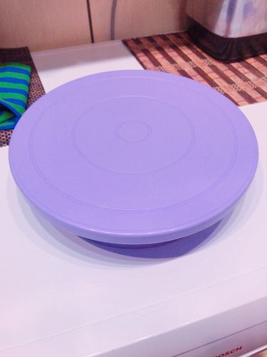 Customer photo review of Plateau tournant pour Deco Gâteau