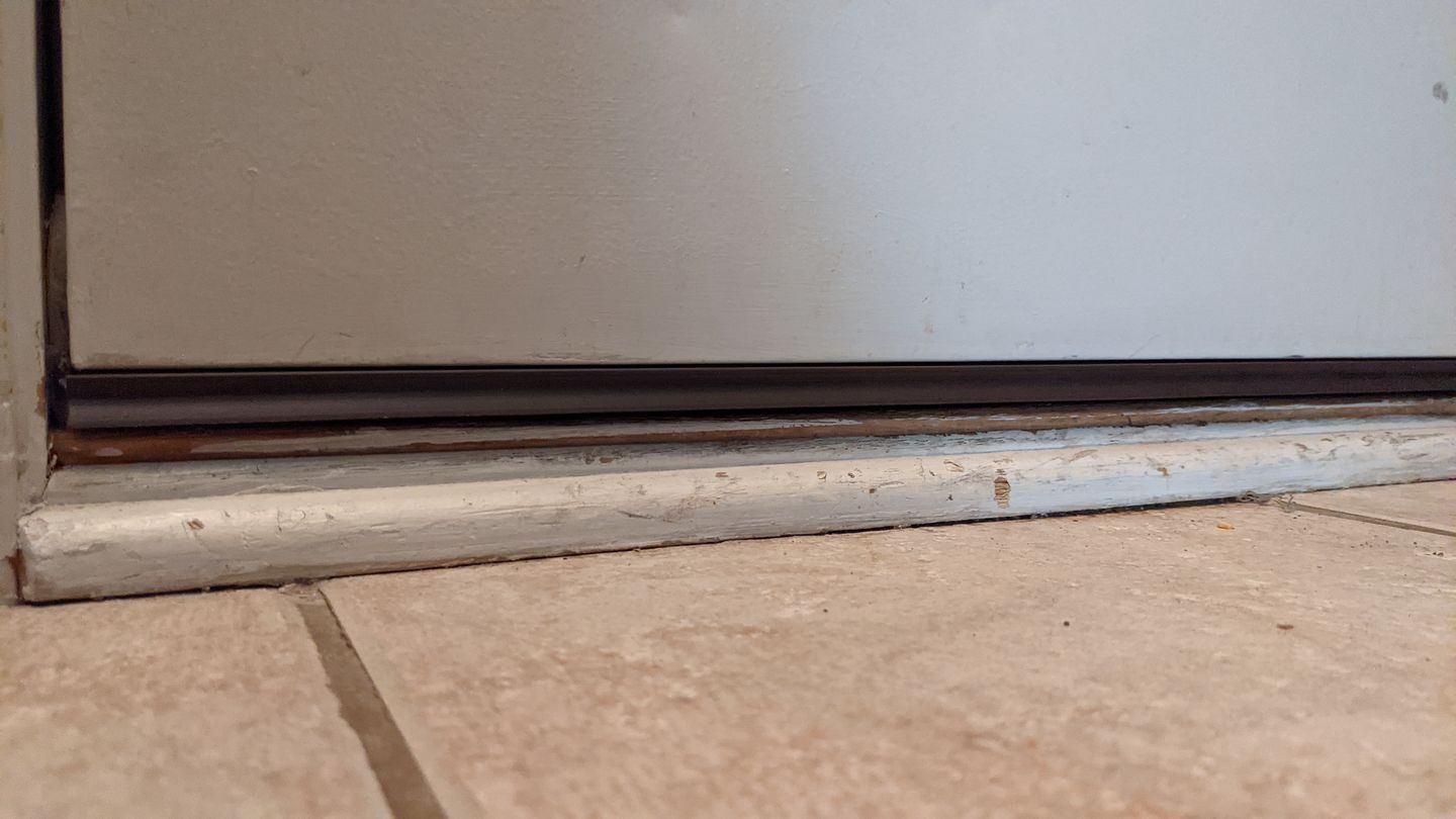 Customer photo review of 36" Taylor Slide-On Door Sweep