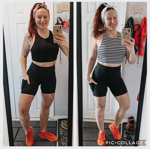 Customer photo review of Biker Shorts - 6''- Cheetah | MT SPORT